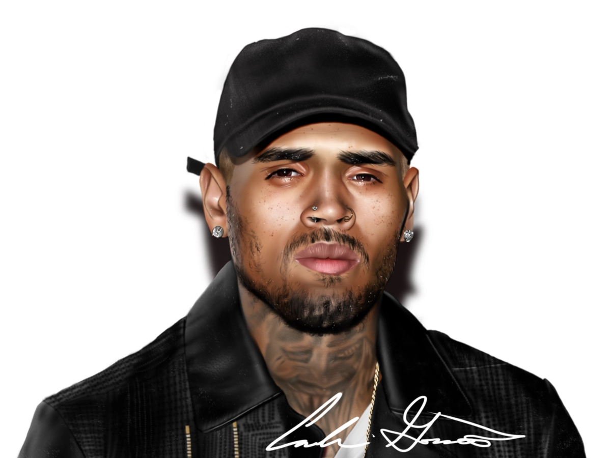 Chris Brown Digital Portrait
